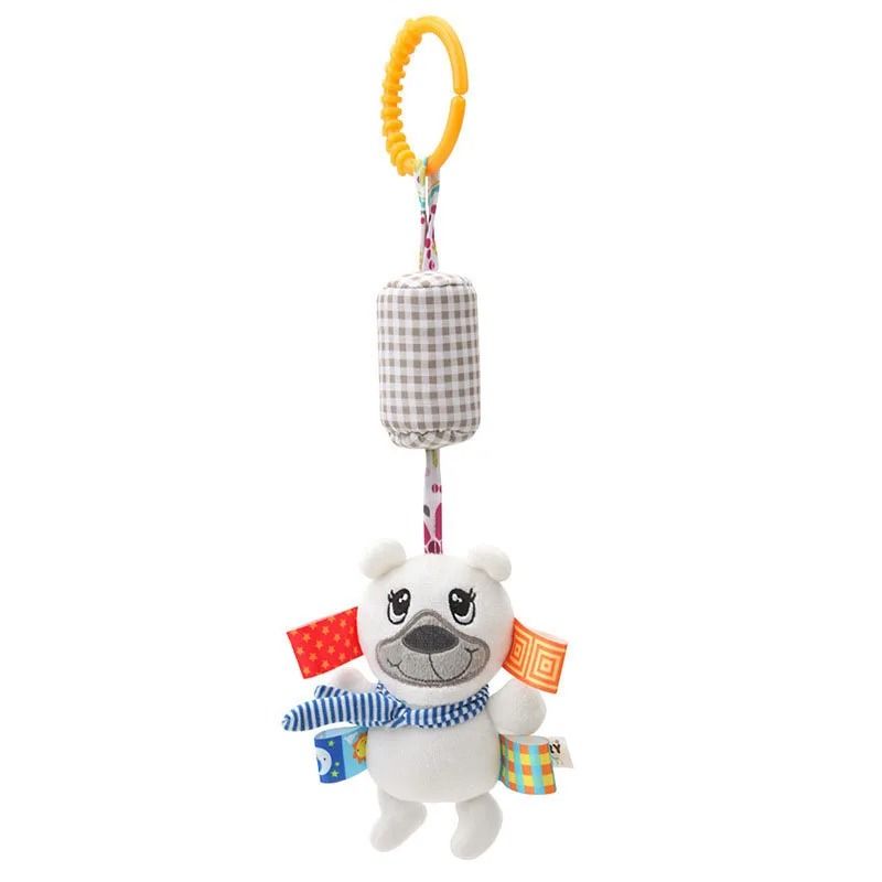 Soft Baby Crib Hanging Rattle Stroller Mobile Educational Plush Toy 4