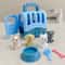 Mini Pet Play House Pretend Play Cat Dog Kennel Bathtub Toy Set 6