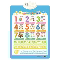 interactive alphabet wall chart talking abc educational learning poster for kids