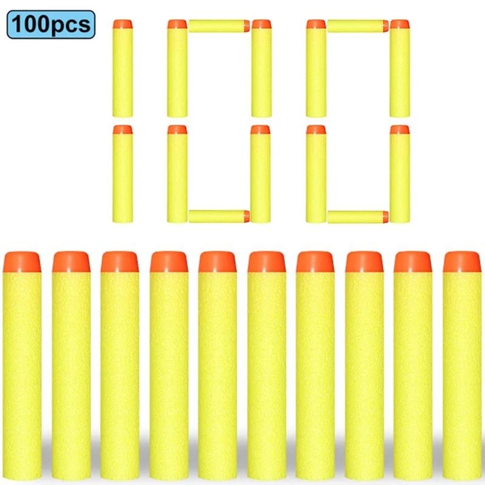 Foam Refill Darts Bullets Compatible With Nerf N Strike Elite Blasters 6