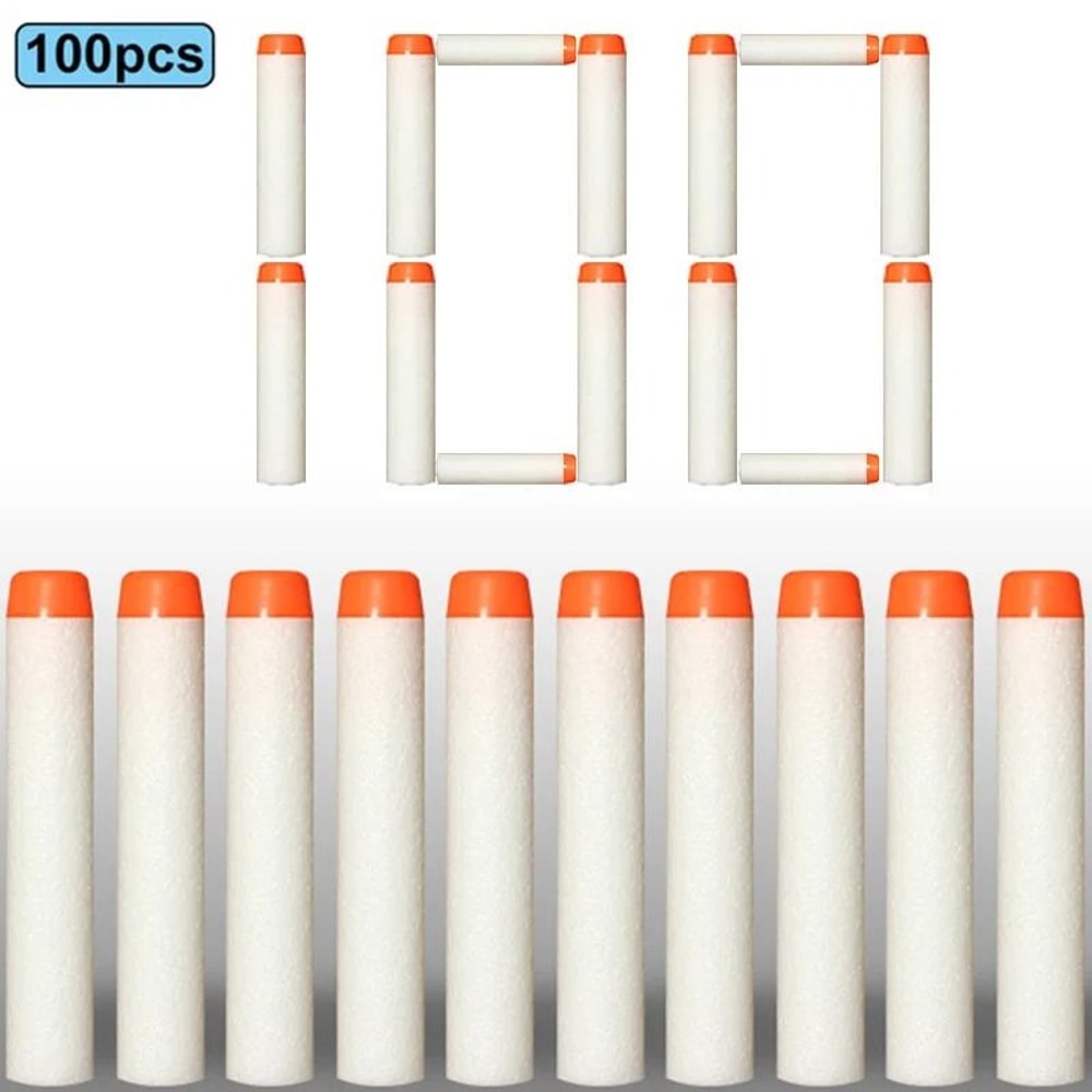Foam Refill Darts Bullets Compatible With Nerf N Strike Elite Blasters 2