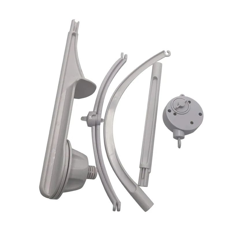 Baby Crib Mobile Holder With Music Box Rattle Arm For Newborns 4