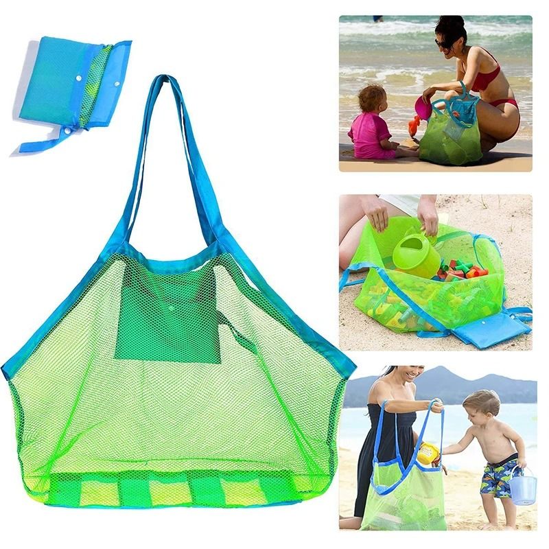 Sand Away Mesh Beach Bag For Kids And Family Toy Storage 8