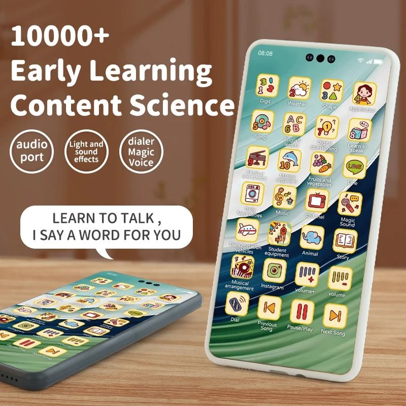 Educational Toy Phone For Kids Baby Learning And Pretend Play 10