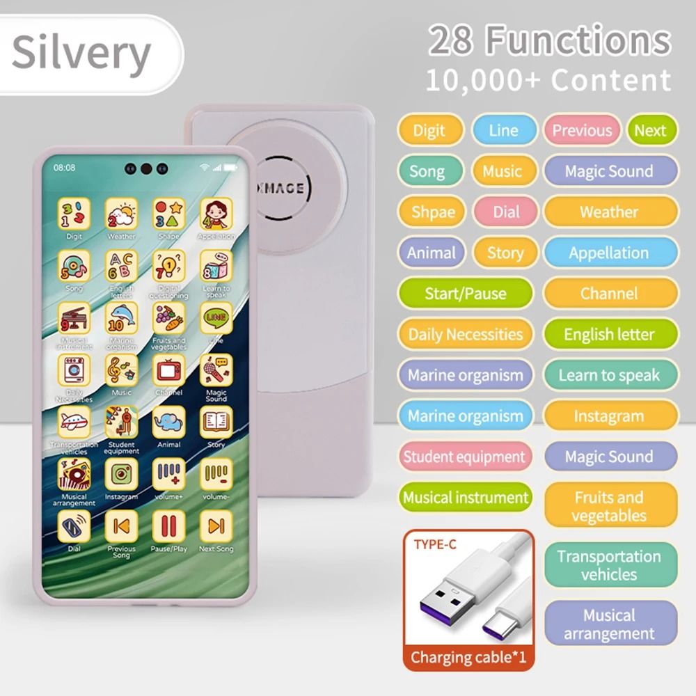 Educational Toy Phone For Kids Baby Learning And Pretend Play 1