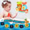 Baby Bath Toy Suction Cup Wall Water Play Track 8