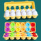 Matching Eggs Montessori Color Sorting And Shape Recognition Toy 11