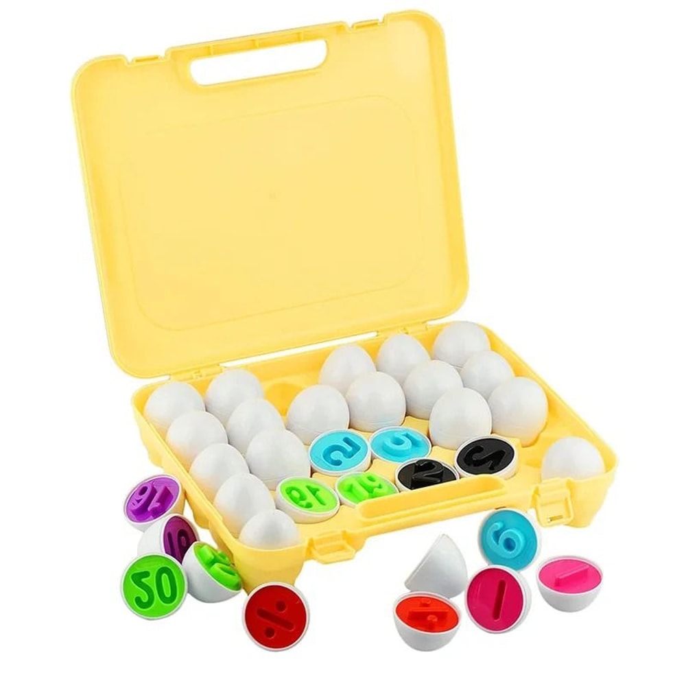 Matching Eggs Montessori Color Sorting And Shape Recognition Toy 4