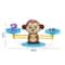 Montessori Math Toy Monkey Balance Scale Number Learning Game 11