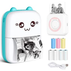 portable mini printer bluetooth thermal sticker and label printer