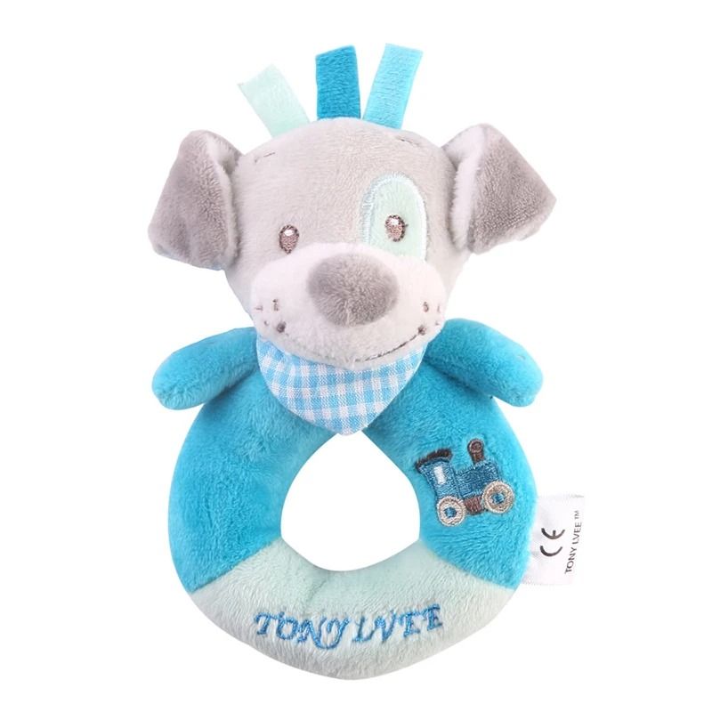 Baby Rattle Toy Plush Elephant And Bear Teether For Newborns 15