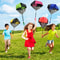 Kids Parachute Toy Set Tangle Free Outdoor Flying Hand Throw Toys 4