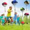 Kids Parachute Toy Set Tangle Free Outdoor Flying Hand Throw Toys 5
