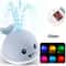 Rechargeable Baby Bath Toy Light Up Whale Water Spray 2