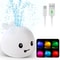 Rechargeable Baby Bath Toy Light Up Whale Water Spray 3
