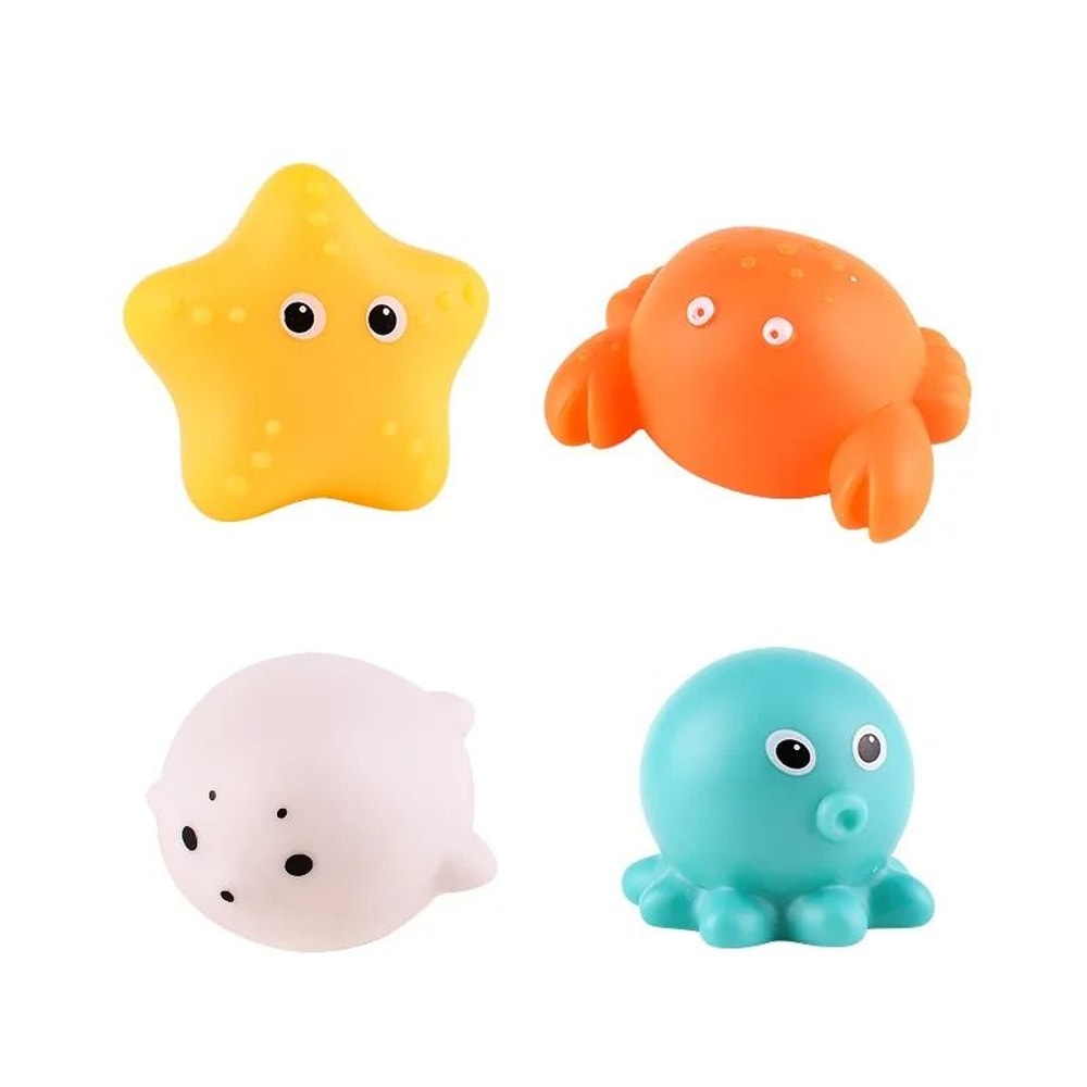 Baby Bath Toy LED Light Up Floating Animal Water Toy 2