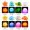 Baby Bath Toy LED Light Up Floating Animal Water Toy 12