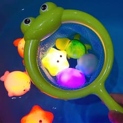 baby bath toy led light up floating animal water toy