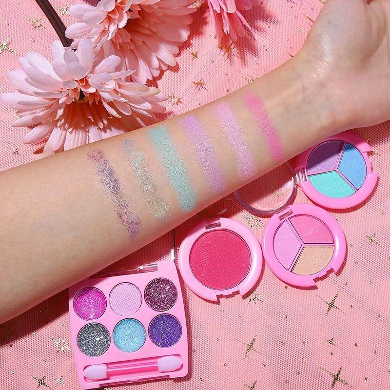 Girls Makeup Kit Washable Princess Pretend Play Makeup Set 2