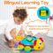 Baby Crawling Toy Musical Walking Light Up Bilingual Learning Toy 5