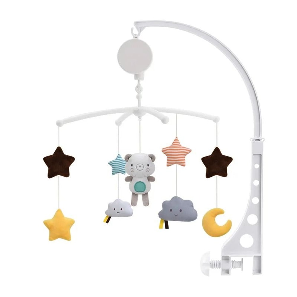 Baby Crib Mobile Musical Bed Bell Rattle For Newborns 4