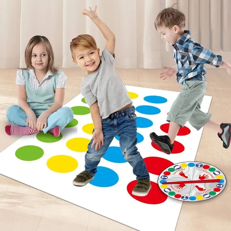 Twister Game Family Party Multiplayer Indoor Outdoor Game 4