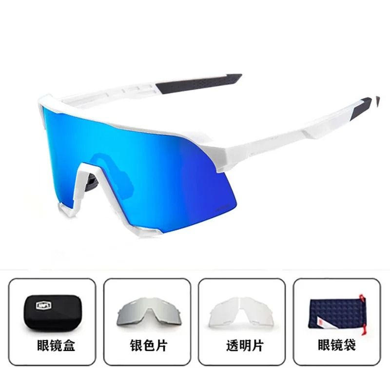 Photochromic Cycling Sunglasses Impact Resistant Mountain Bike Eyewear 3