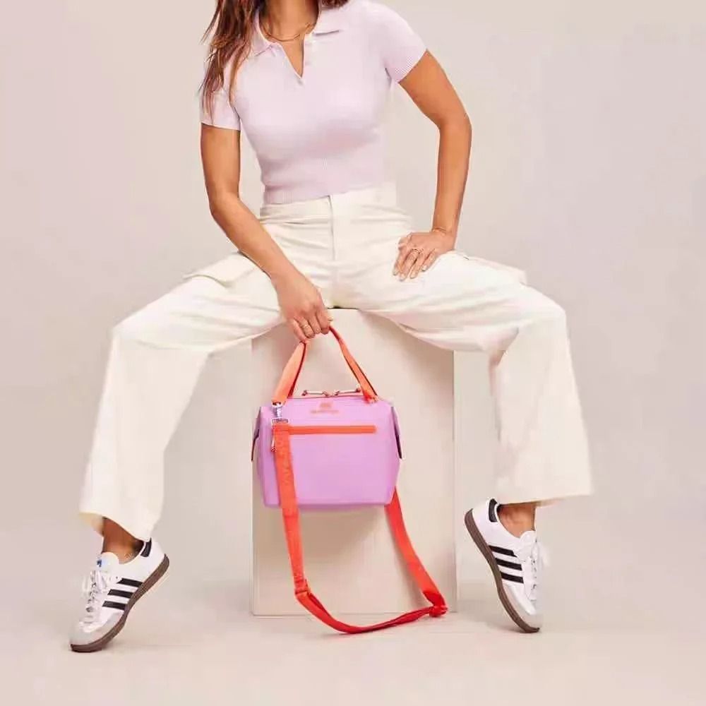 Aesthetic Travel Crossbody Bag Waterproof Lunchproof Carryall 17