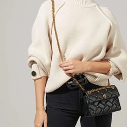 eagle head chain shoulder bag embroidered mesh fashion handbag