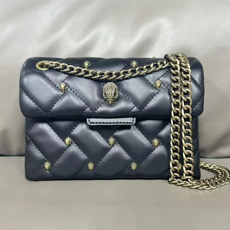 Eagle Head Chain Shoulder Bag Embroidered Mesh Fashion Handbag 6