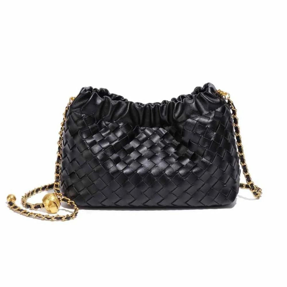 High End Cloud Bag Handmade Woven Bucket Crossbody Shoulder Bag 18