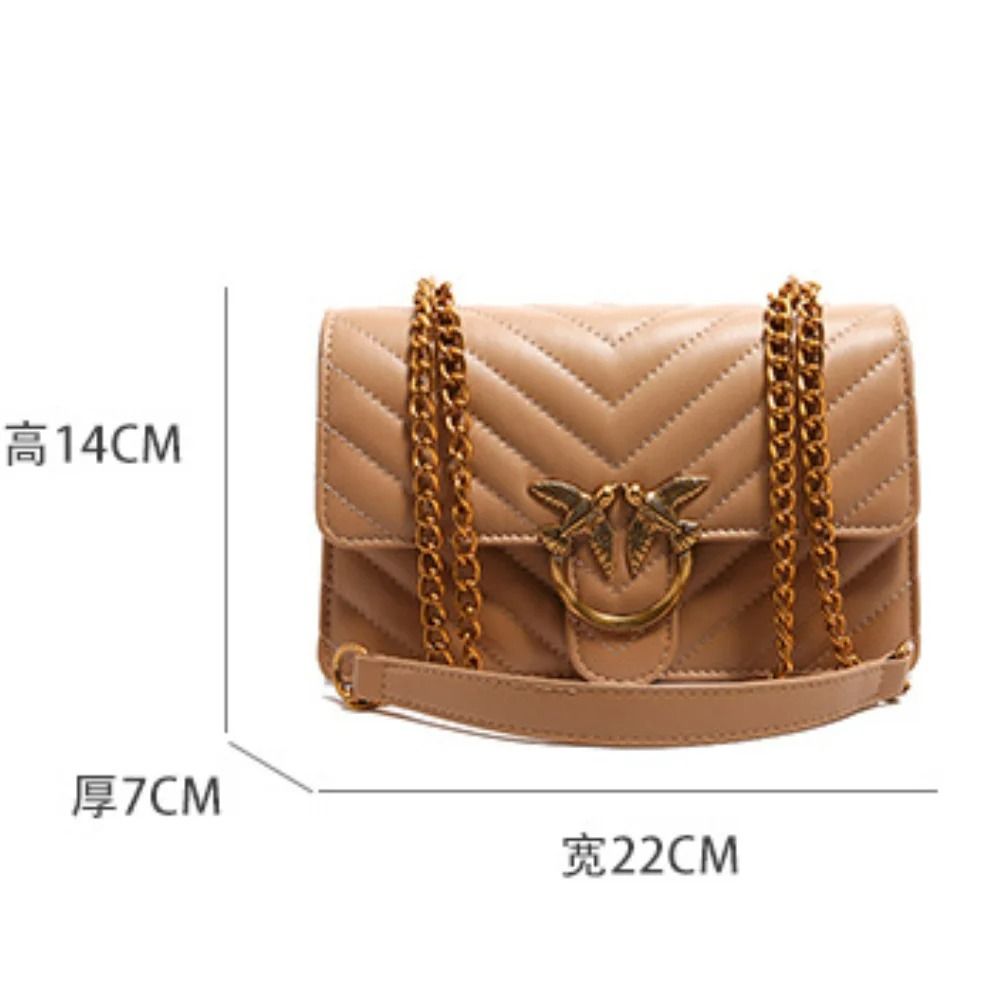 High End Chain Crossbody Swallow Small Square Bag 7