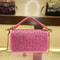Sparkling Diamond Studded Small Square Crossbody Handbag 15