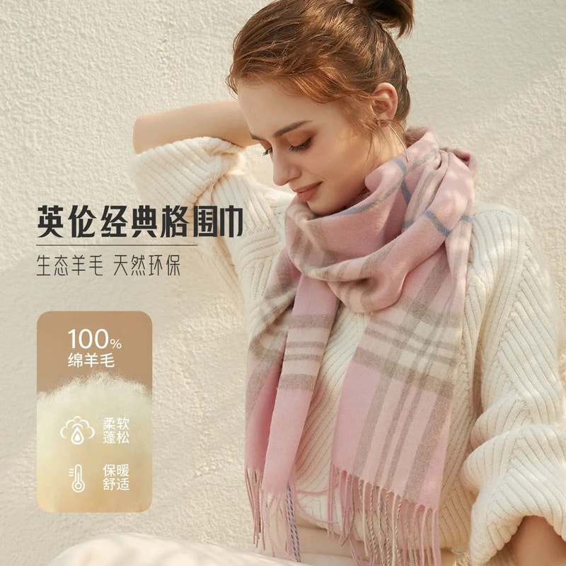 Cashmere Wool Winter Scarf Warm Fashion Work Commuter Wrap 1