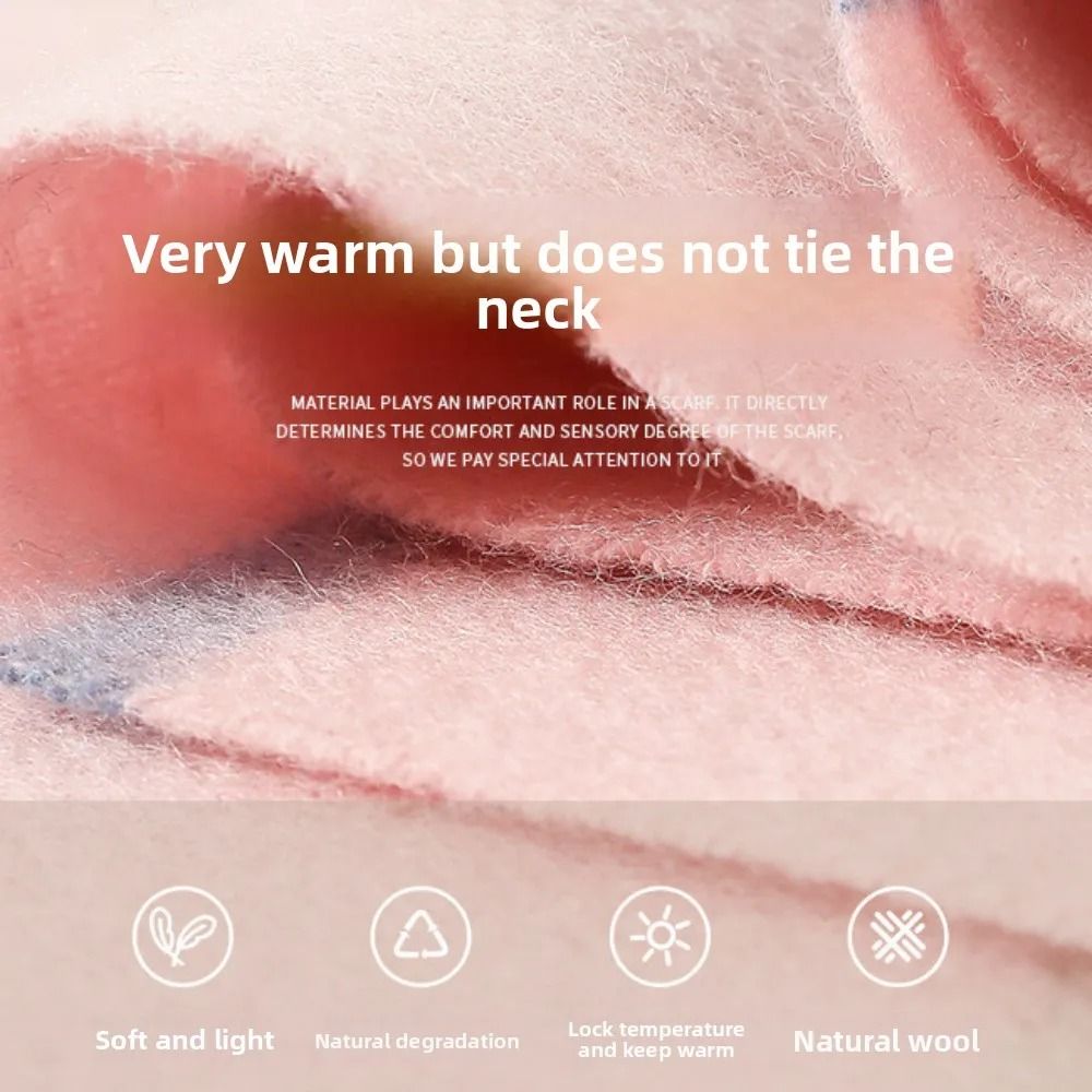 Cashmere Wool Winter Scarf Warm Fashion Work Commuter Wrap 5