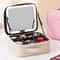 Makeup Bag With LED Mirror Large Capacity Waterproof Organizer 15