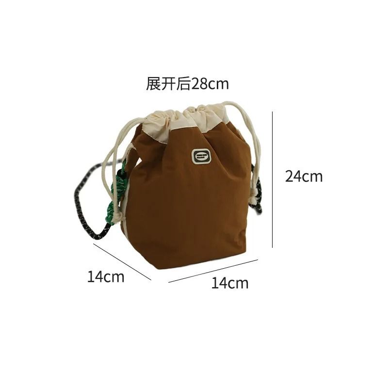 Waterproof Mirrorless Camera Bag Nylon Drawstring Crossbody 2