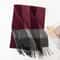 Unisex Wool Winter Scarf Thick Plaid Warm Autumn Wrap 11