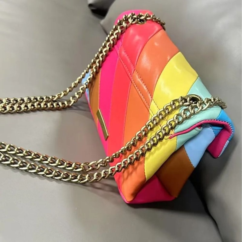 Eagle Head Rainbow Chain Shoulder Bag Light Luxury Crossbody 4