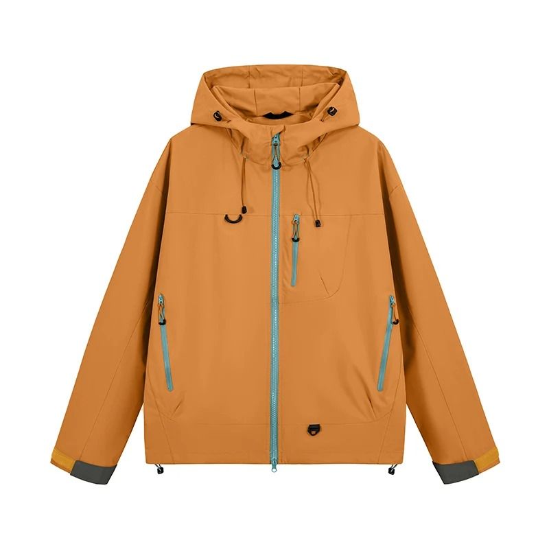 Waterproof Hiking Jacket Unisex Hooded Outdoor Windbreaker 1