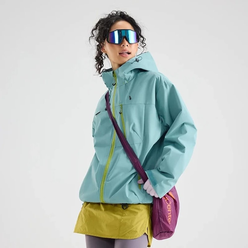 Waterproof Hiking Jacket Unisex Hooded Outdoor Windbreaker 10