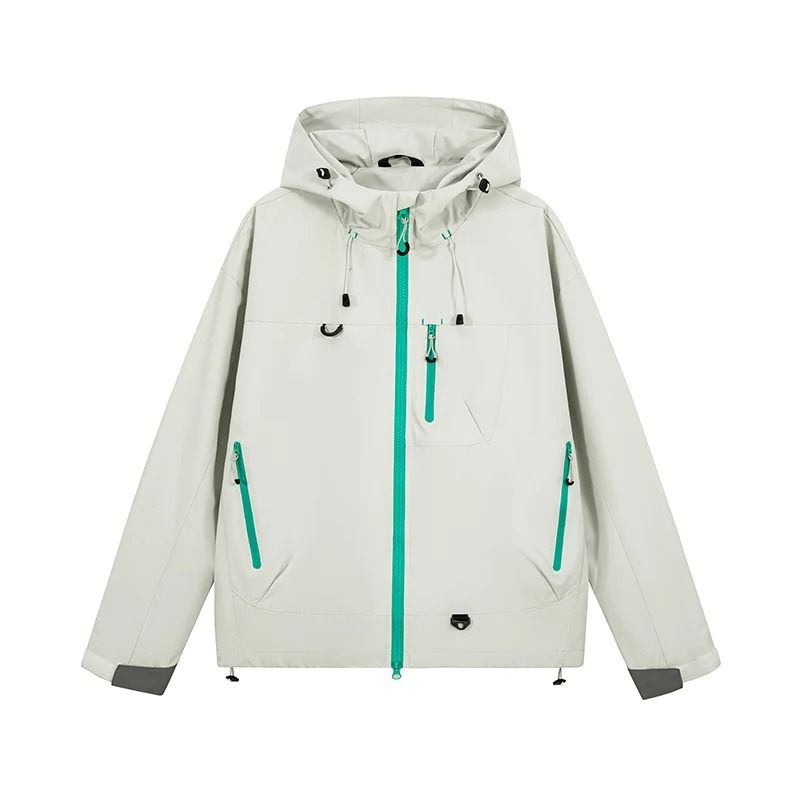 Waterproof Hiking Jacket Unisex Hooded Outdoor Windbreaker 4