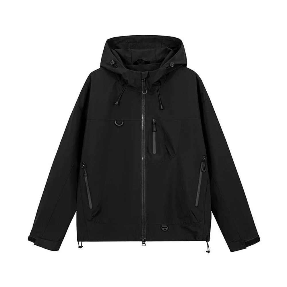 Waterproof Hiking Jacket Unisex Hooded Outdoor Windbreaker 7