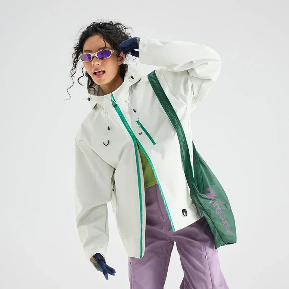 Waterproof Hiking Jacket Unisex Hooded Outdoor Windbreaker 8