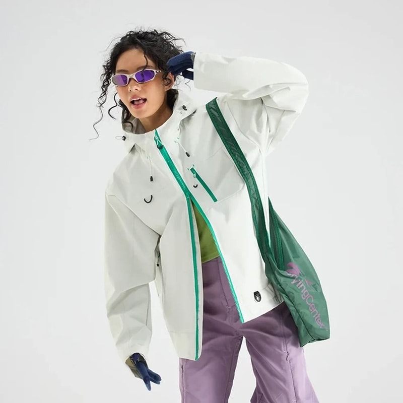 Waterproof Hiking Jacket Unisex Hooded Outdoor Windbreaker 8