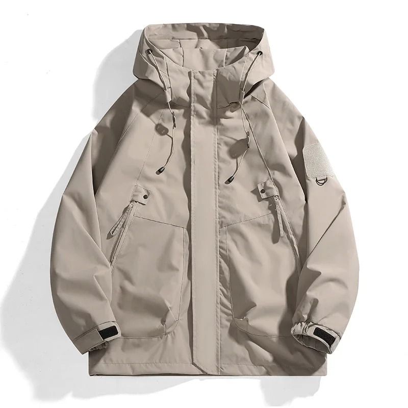 Waterproof Outdoor Jacket Unisex Windbreaker Breathable Autumn Coat 1