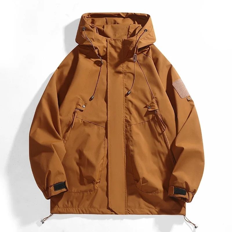 Waterproof Outdoor Jacket Unisex Windbreaker Breathable Autumn Coat 4
