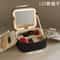 High End Makeup Bag With LED Mirror Large Capacity Travel Organizer 2