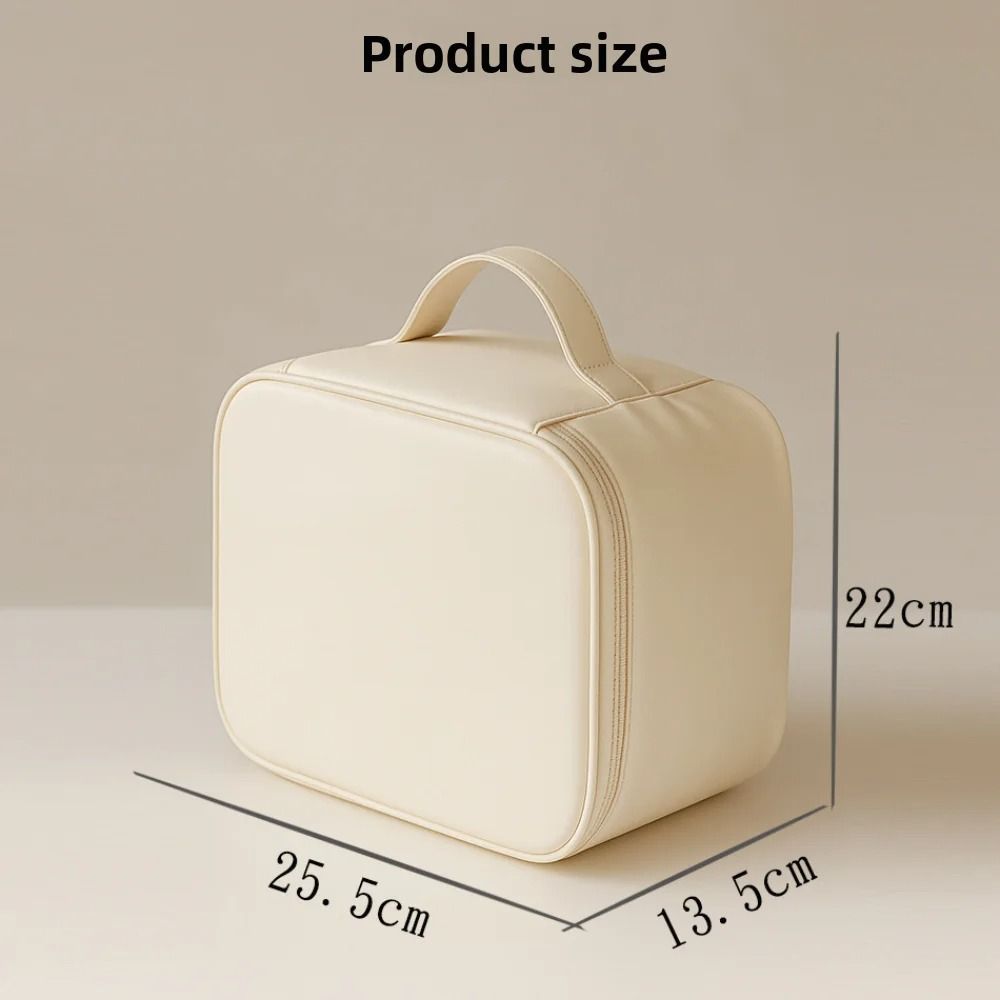 High End Makeup Bag With LED Mirror Large Capacity Travel Organizer 5