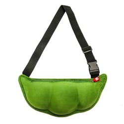 edamame plush messenger bag creative fun crossbody shoulder bag